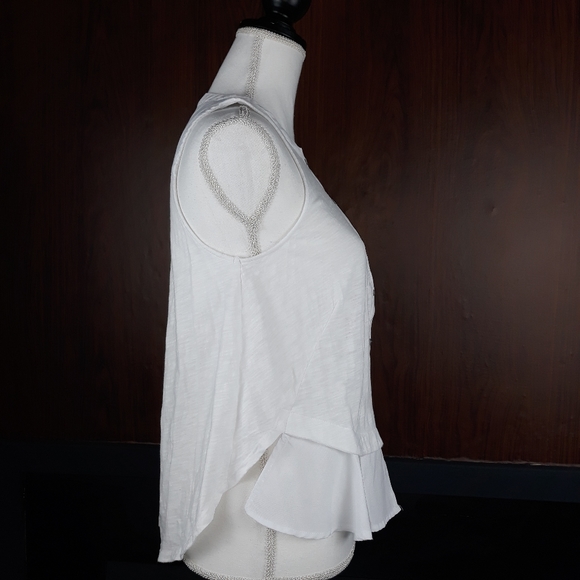 Anthropologie Meadow Rue White Austin Tank Top - Picture 6 of 8
